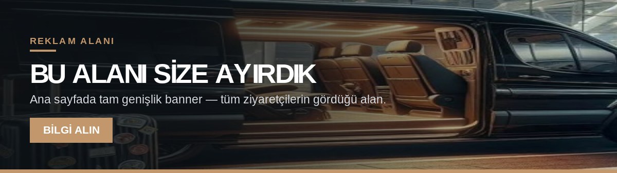 Bu Alanı Size Ayırdık